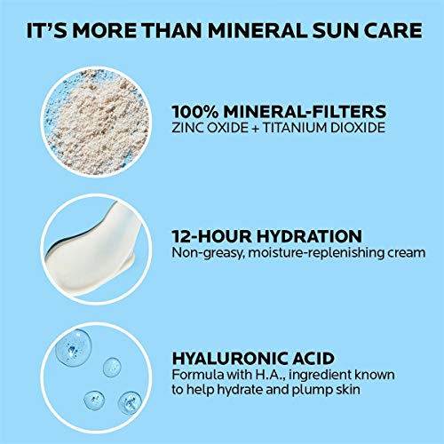 La Roche-Posay Anthelios Mineral Sunscreen Moisturizer SPF 30 with Hyaluronic Acid, 1.7 oz - Image 2
