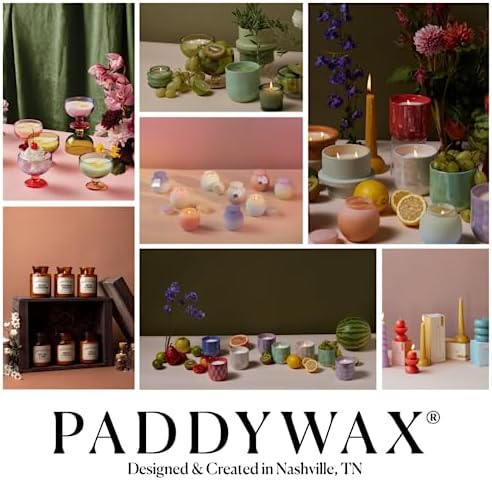 Paddywax Spark Cranberry Rosé Scented Candle, 10.6 oz Natural Wax, 2 Pack - Image 6