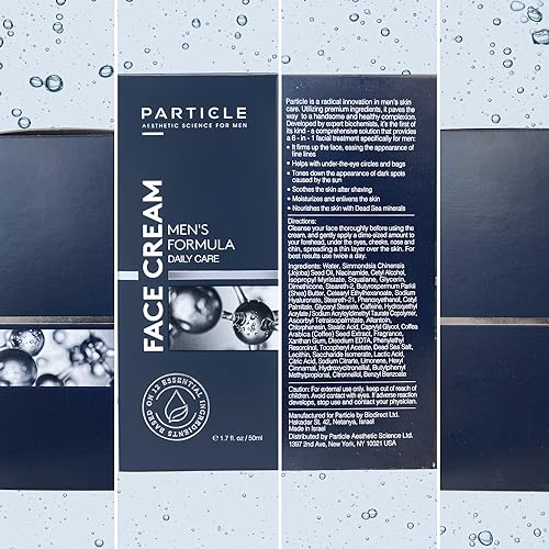 Particle Men's Face Cream - 6-in-1 Moisturizer & Anti-Aging Treatment (1.7 oz) - Image 9