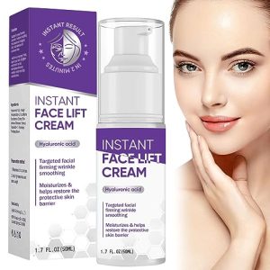 MOSKILA 2-Minute Instant Face Lift Cream, 0.5 oz, Reduces Fine Lines and Wrinkles