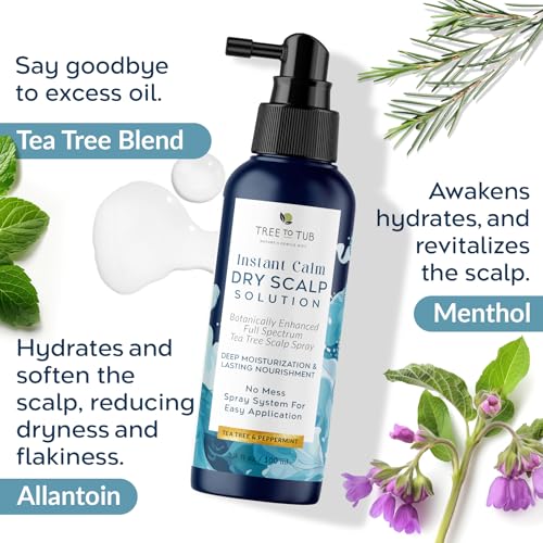 Tree To Tub Tea Tree Scalp Moisturizer Spray ? Dry Scalp Care - Image 5