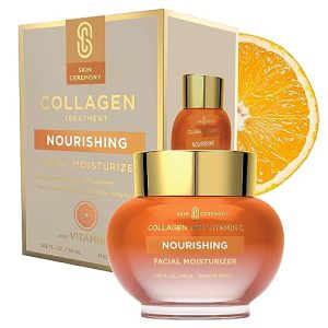 Korean Collagen & Vitamin C Moisturizer - Anti-Aging, Brightening & Acne Scar Treatment