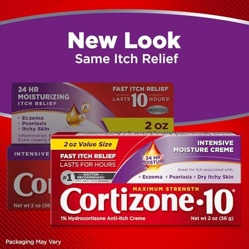 Cortizone 10 Anti-Itch Cream, 1% Hydrocortisone, 2 oz - Maximum Strength Moisture - Image 2