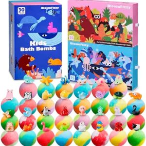30 Bath Bombs with Animal Toys ? Safe & Fun Gift