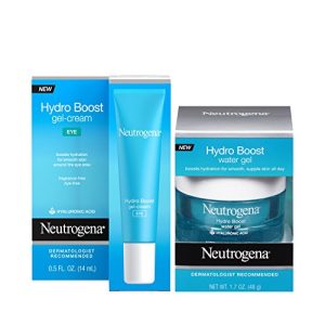 Neutrogena Hydro Boost Gel Moisturizer and Eye Cream Set 1.7 oz Hyaluronic Acid Formula