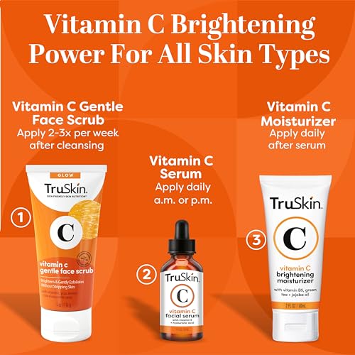 TruSkin Vitamin C Gentle Face Scrub - Daily Exfoliator for All Skin Types, 4 Fl. Oz - Image 6