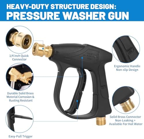 DUSICHIN DUS-018 Foam Cannon Nozzle 3000 PSI for Car Detailing - Image 5