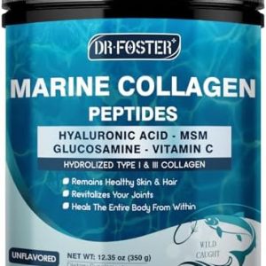 Marine Collagen Powder with MSM, Hyaluronic Acid & Vitamin C