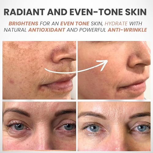 Vitamin C Face Cream 1.7 oz - Anti-Aging Moisturizer with Peptides & Hyaluronic Acid - Image 4