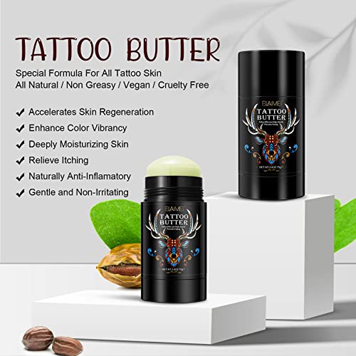 Tattoo Aftercare Balm 2.6 oz - Organic Moisturizer for Old & New Tattoos - Image 4