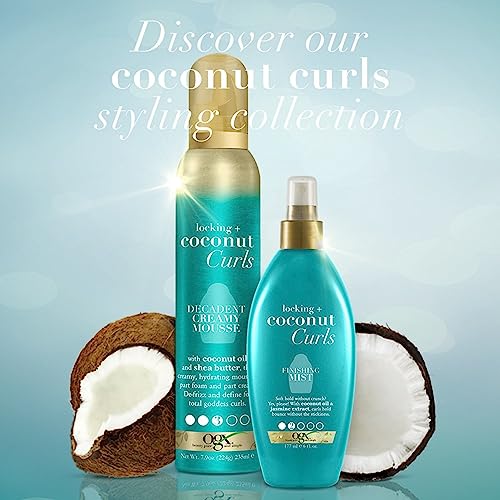 OGX Coconut Curls Decadent Creamy Mousse, 7.9 oz - Image 7