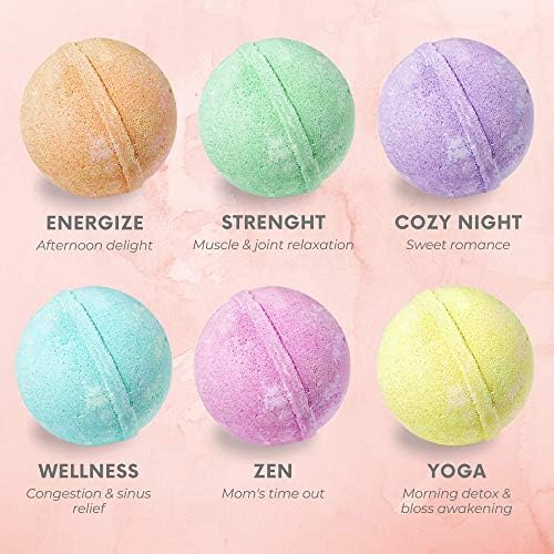 Levitural Organic Bath Bombs with Dead Sea Salt ? Set of 6 - Image 3