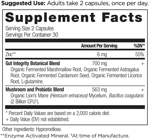 Ancient Nutrition Leaky Gut Capsules, 60ct - Licorice, Astragalus, L-Glutamine, Gluten-Free - Image 2