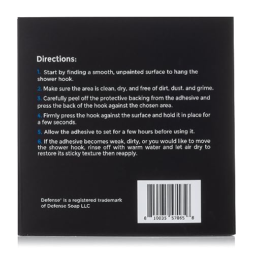 Defense Soap Body Scrubber with Shower Hook Set - Image 9