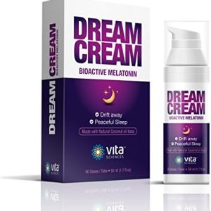 Vitasciences Dream Cream: 3mg Melatonin Sleep Aid Lotion