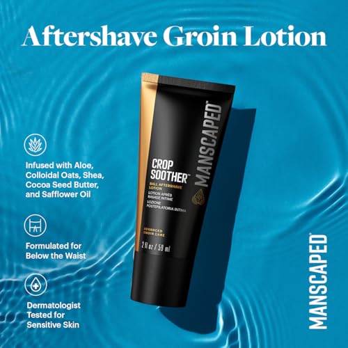 MANSCAPED® Crop Soother™ Aftershave Lotion with Aloe, Oats, Shea & Cocoa Butter - Image 2