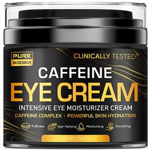 Caffeine Eye Cream for Anti-Aging, Dark Circles, Puffiness - 1.7oz Treatment