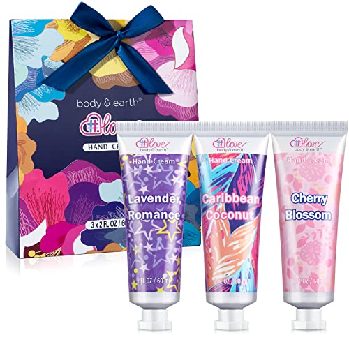 BODY & EARTH Travel Size Hand Cream Set Argan Oil Glycerin 1.7oz
