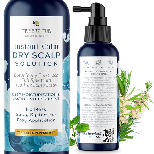 Tree To Tub Tea Tree Scalp Moisturizer Spray ? Dry Scalp Care