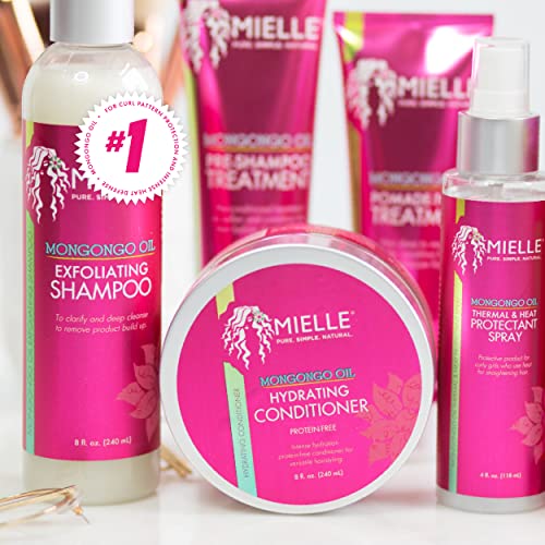 Mielle Organics 8 oz Mongongo Oil Protein-Free Hydrating Conditioner - Image 6