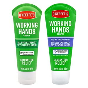 O'Keeffe's Working Hands & Night Treatment Hand Cream Bundle, 3 oz Each