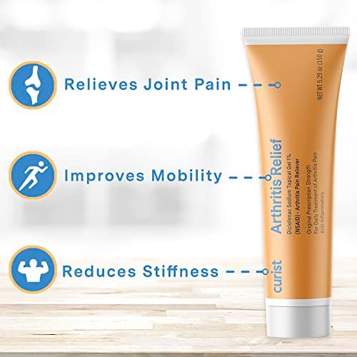 Curist Diclofenac Arthritis Pain Relief Cream Gel 1% - 3 x 150g Family Size Packs - Image 5