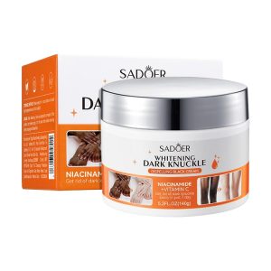 5.2oz Dark Knuckle Whitening Cream for Knees, Elbows, Neck and Clavicle - Gently Brightens & Evens Tone