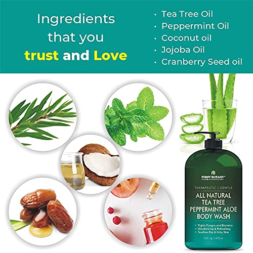 Tea Tree Body Wash for Odor, Athlete?s Foot & Skin Issues - Image 6