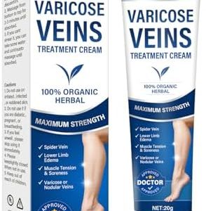 KILINO Varicose Veins Cream for Legs, Fast-Acting Swelling and Spider Vein Relief