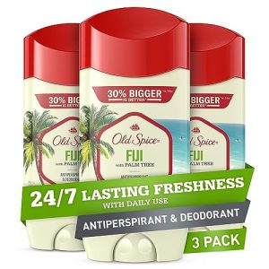Old Spice Antiperspirant & Deodorant, Fiji Scent, 3.4 oz (Pack of 3)