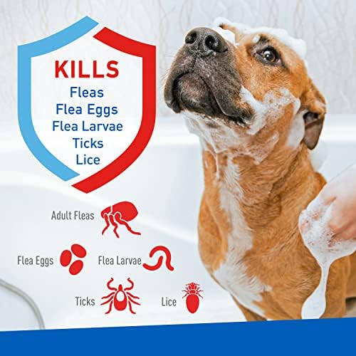 Adams Plus Flea & Tick Shampoo for Cats, Dogs, Sensitive Skin, 12 oz - Image 2