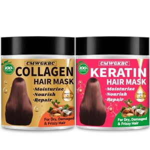 Hydrating Deep Conditioner Collagen Keratin Hair Mask for Damaged Hair 16oz