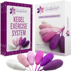 Premium Silicone Kegel Weights Set - Pelvic Floor Training Kit for Women
