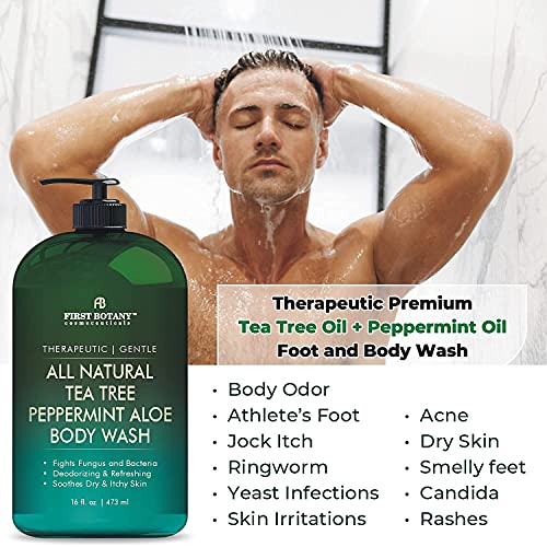 Tea Tree Body Wash for Odor, Athlete?s Foot & Skin Issues - Image 4