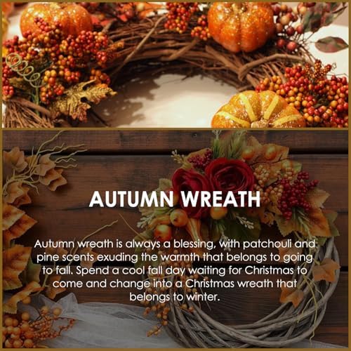 SALUBRITO 4oz Autumn Wreaths Essential Oil for Diffuser & More - Image 2