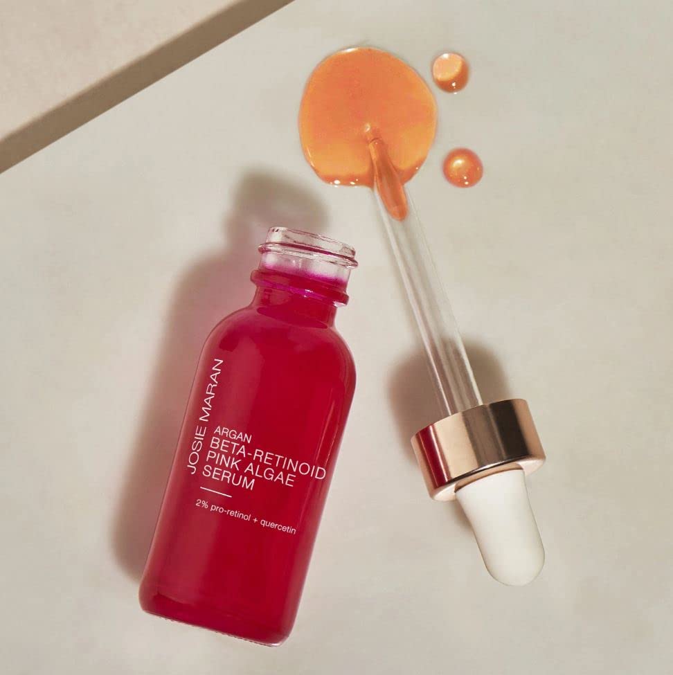 Josie Maran 25 mL Argan Beta-Retinoid Pink Algae Serum - Image 2