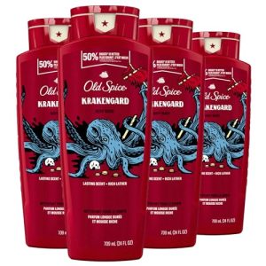 Old Spice Krakengard Body Wash for Men, 24 FL OZ (Pack of 4)