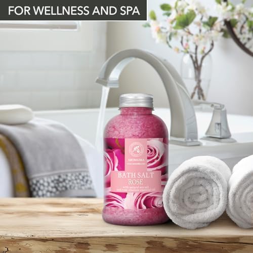 Rose Bath Salts 21.16 Oz ? Relaxing Aromatherapy Spa Soak - Image 8