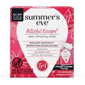 Summer's Eve Blissful Escape pH Balanced Feminine Wipes, 12 Count