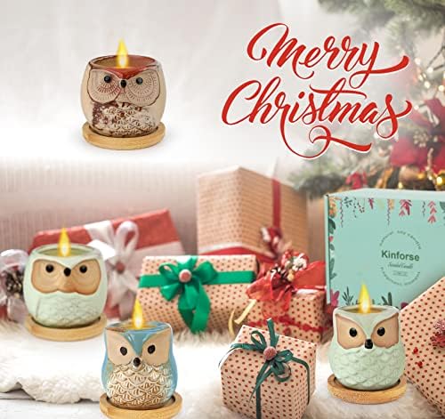 6-Pack Owl Scented Candles for Women Birthday Gifts Aromatherapy Relaxing Home Decor - Image 5