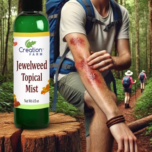 Creation Farm Jewelweed Spray 4 oz - Relief for Poison Ivy, Bug Bites, Rashes - Image 5