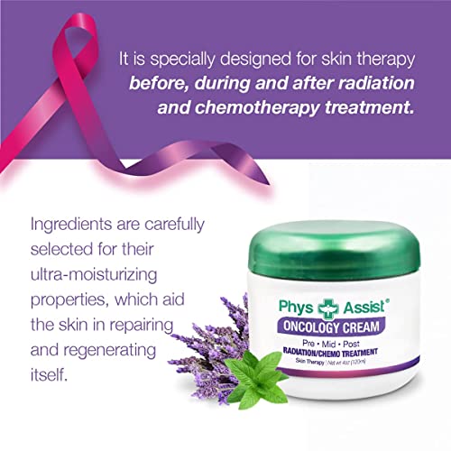 PhysAssist Oncology Cream 4 oz and Lip Balm for Hydrating Stressed Skin with Natural Botanicals - Image 5