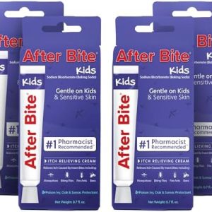 After Bite Kids 0.7 oz Itch Relief Cream for Bug Bites 4 Pack