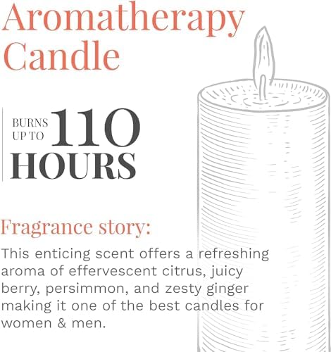 Candle-Lite 18 oz. Fireside Glow Aromatherapy Candle - Image 2