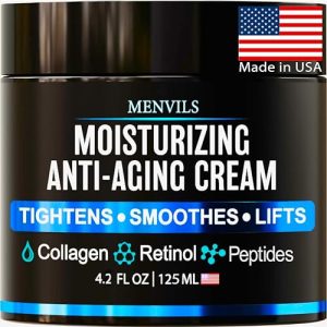 Men's Anti-Aging Face Moisturizer with Collagen, Retinol & Jojoba Oil - 4.2 OZ