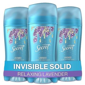 Secret Lavender Antiperspirant Deodorant for Women 3 Pack 7.8 oz Total