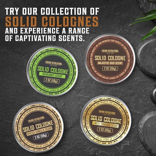 Viking Revolution Sweet Tobacco Solid Cologne for Men 2 Oz Travel Balm Wax - Image 5