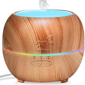 Artnaturals 150ml Ultrasonic Essential Oil Diffuser with Auto Shut-Off for Home & Office
