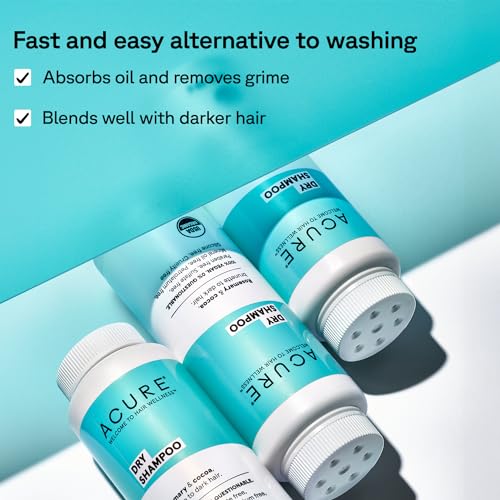 Acure Vegan Dry Shampoo for Brunette/Dark Hair - 1.7 Oz Travel Size - Image 2