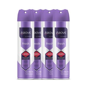ABOVE Fresh 48-Hour Antiperspirant Deodorant Set for Women - 4 Dry Sprays